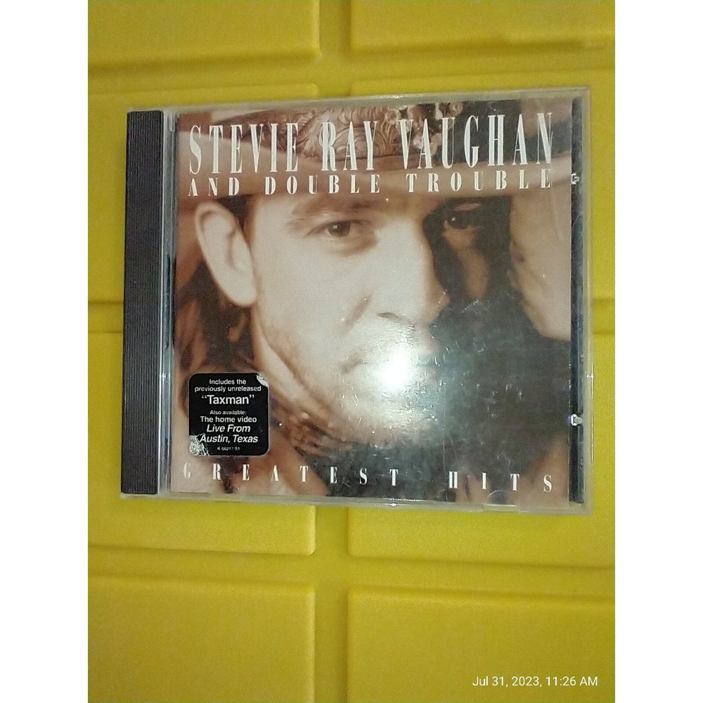 Stevie Ray Vaughan and Double Trouble Greatest Hits Music CD 1995 SRV Rock